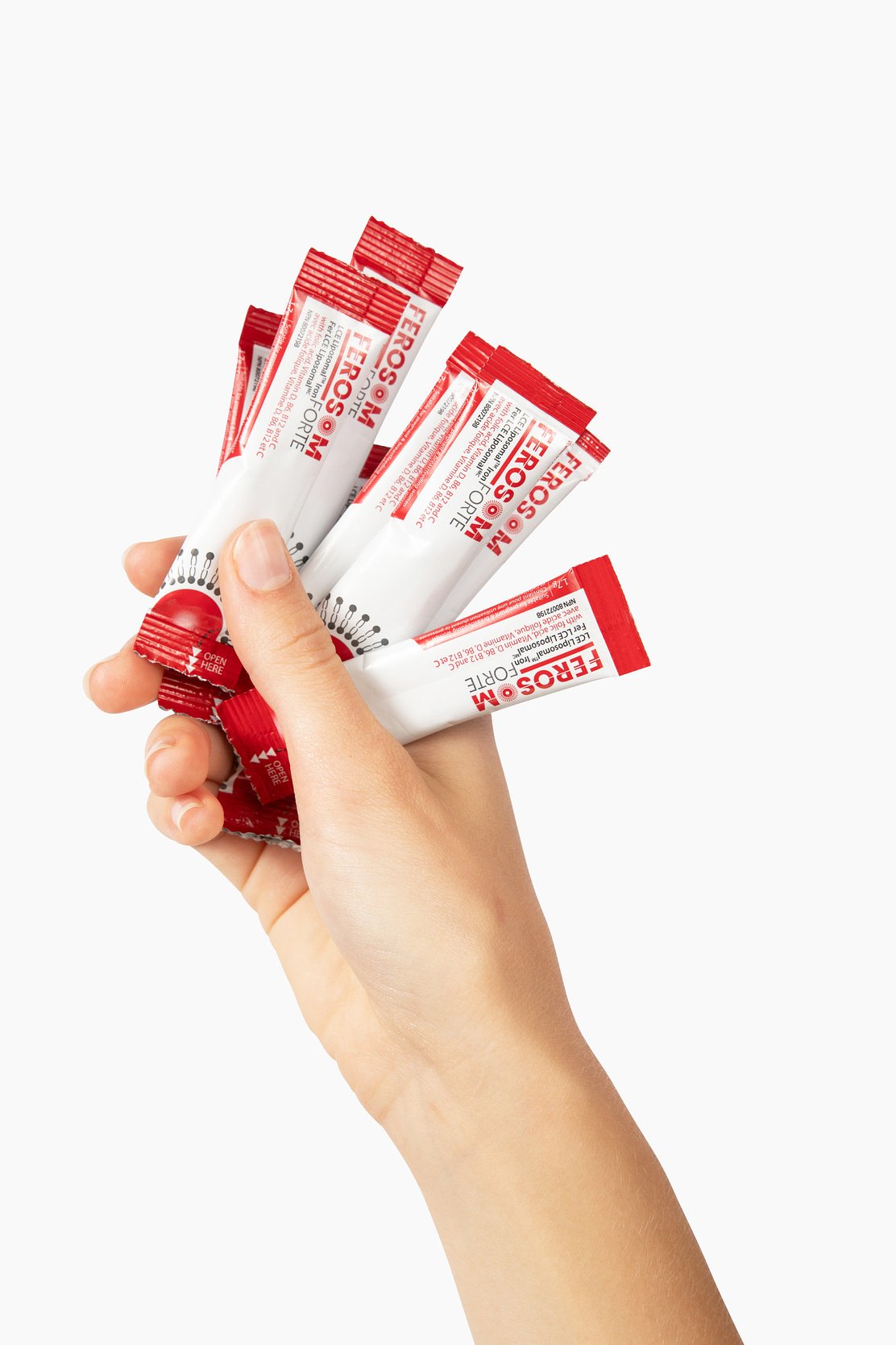 Ferosom Forte LCE Liposomal Iron Supplement - 20 Powder Sachets