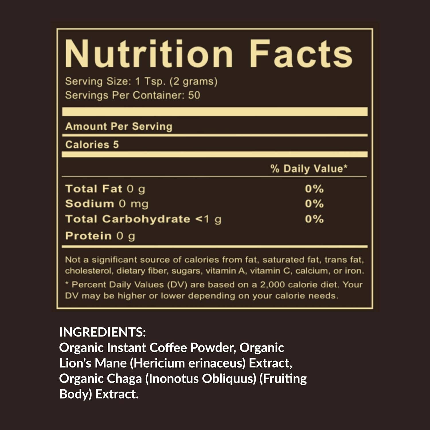 PureShrooms Inc. - Focus & Create Mushroom Coffee | 100grams | 50 Servings