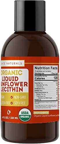 Kate Naturals - Organic Sunflower Lecithin Liquid