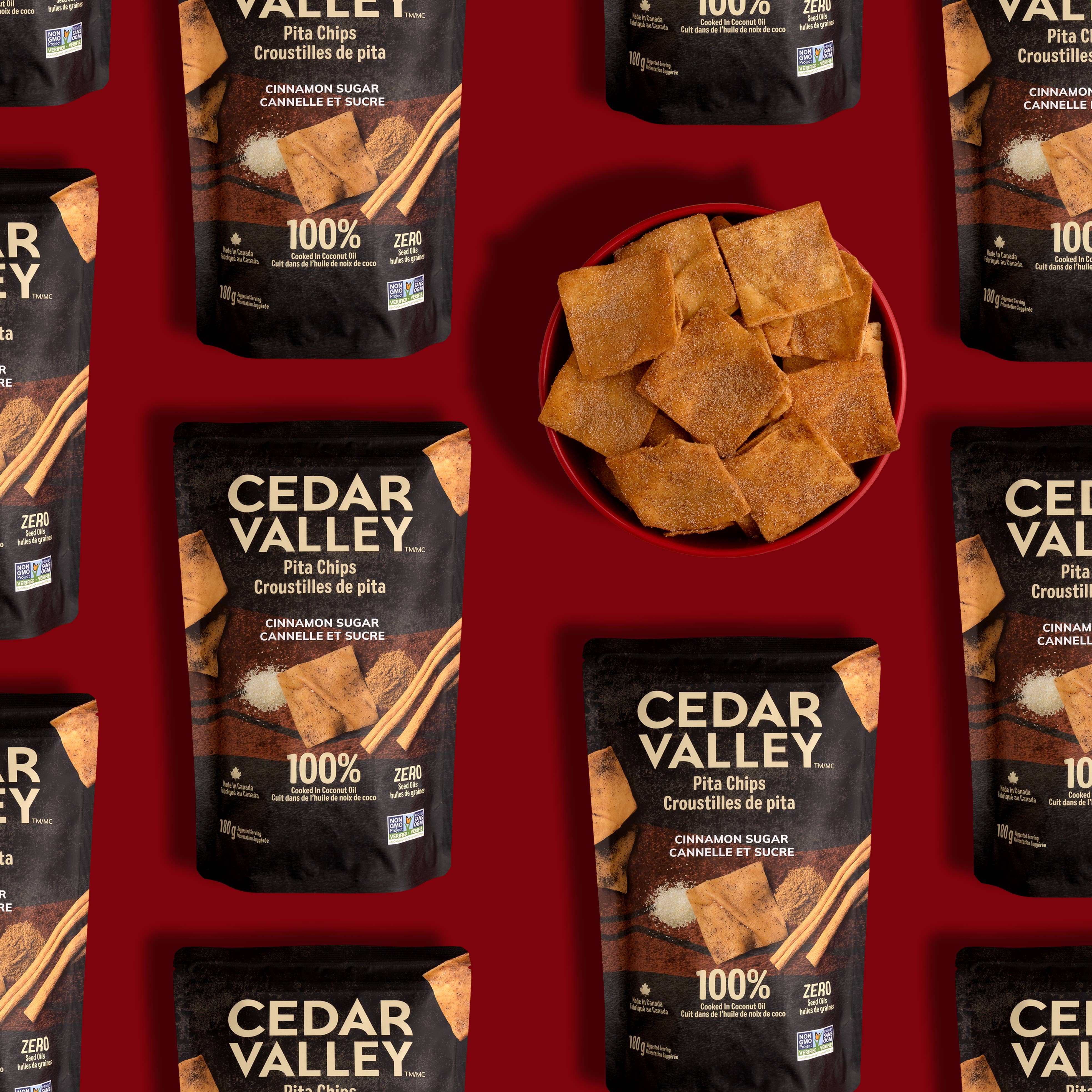 Cedar Valley - Cinnamon Sugar Pita Chips