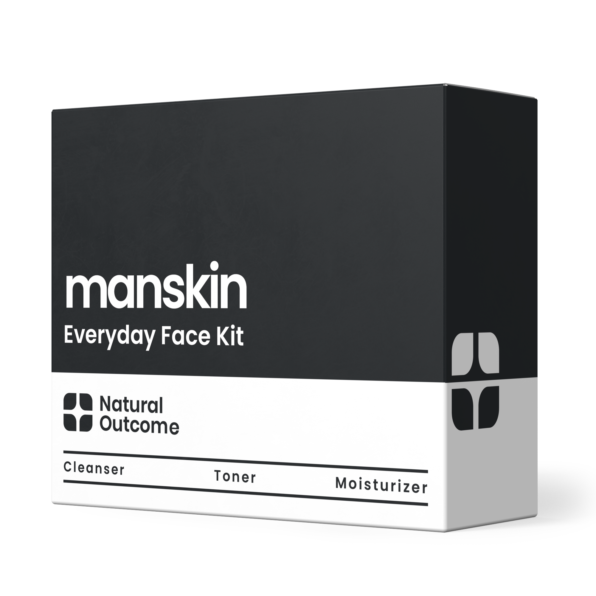 Natural Outcome Skincare - Man Skin Daily 3 Step Regimen Face Set