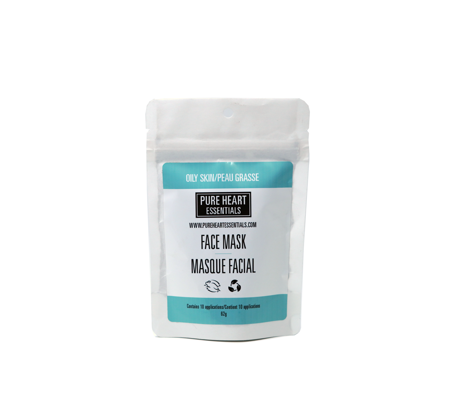 Pure Heart Essentials - Face Masks Vegan 62gr(10 applications): Normal Face Mask