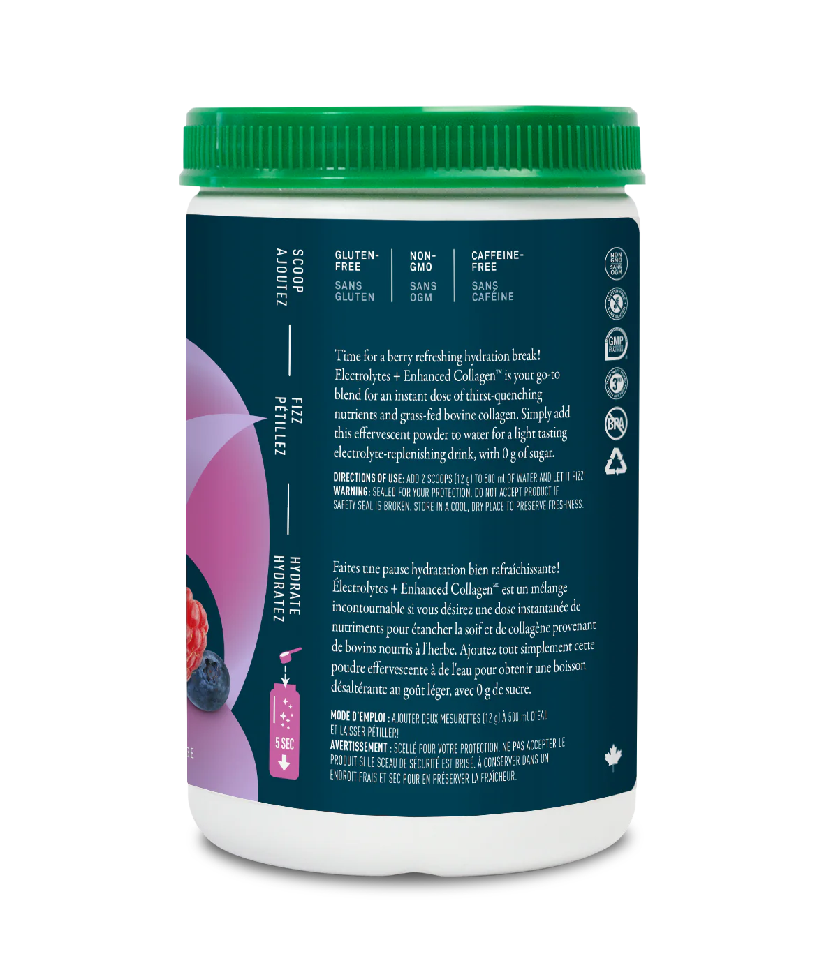 Organika Electrolytes + Enhanced Collagen - Wild Berry