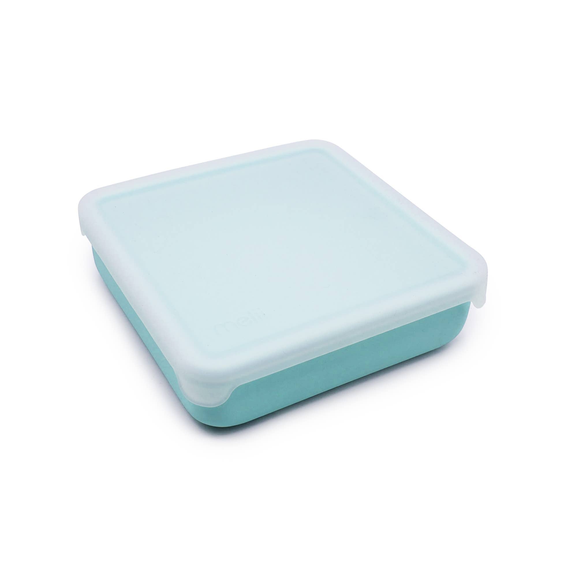 melii - 100% Silicone Sandwich Container: Blue