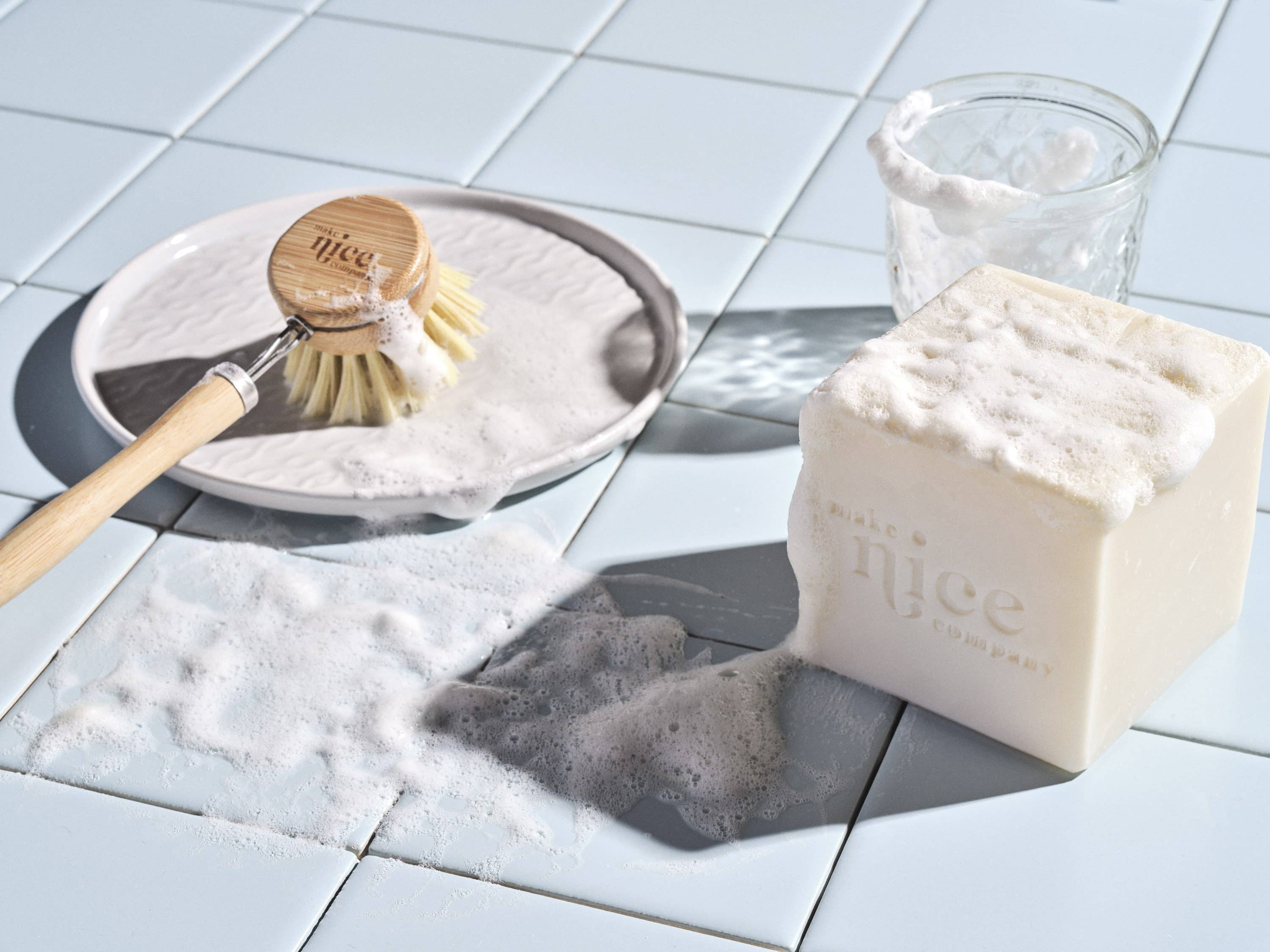 Make Nice Company - BIG Unscented Solid Dish Soap