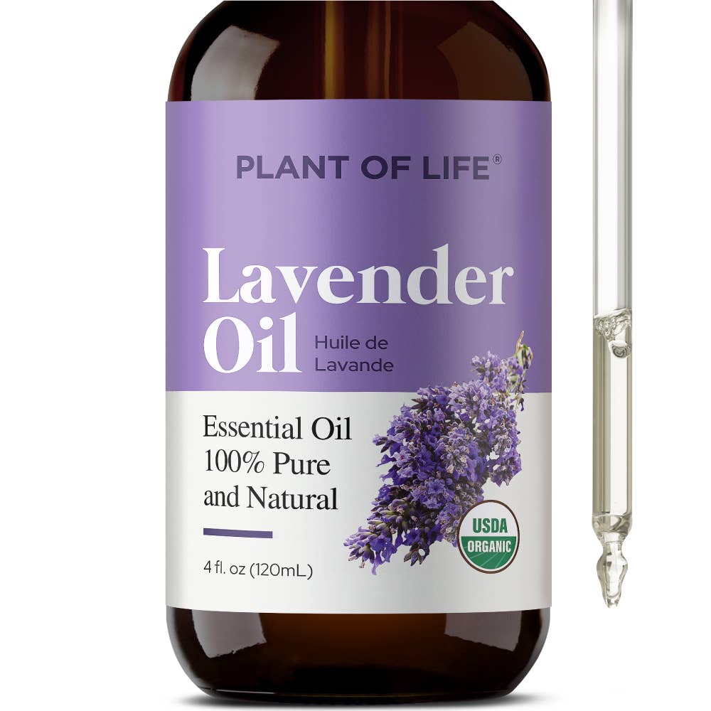 Plant of Life - Lavender Essential Oil | Therapeutic Grade | 4oz (120ml): 2oz