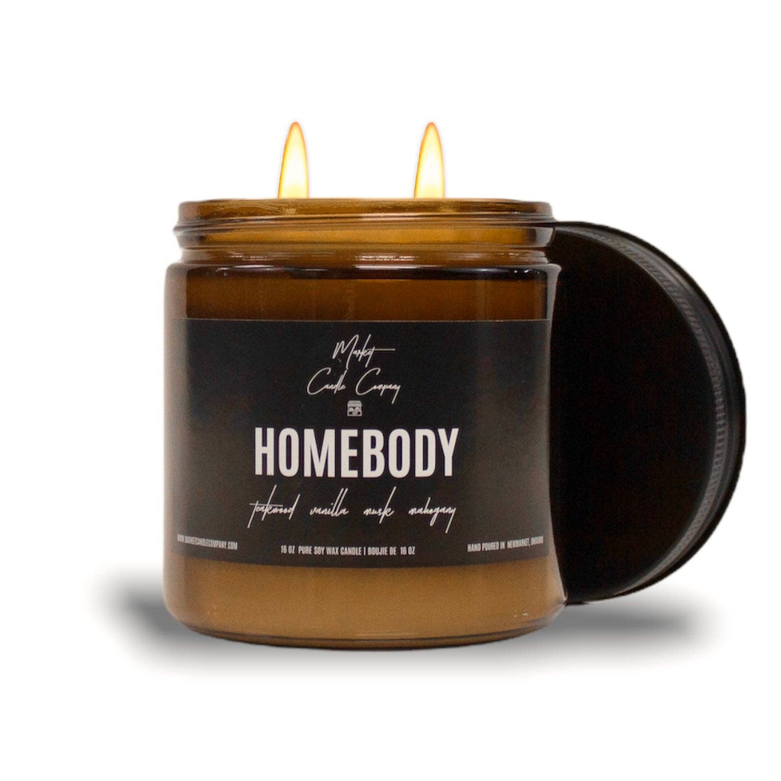 Market Candle Company - HOMEBODY SOY WAX CANDLE: 8 oz Single Wick