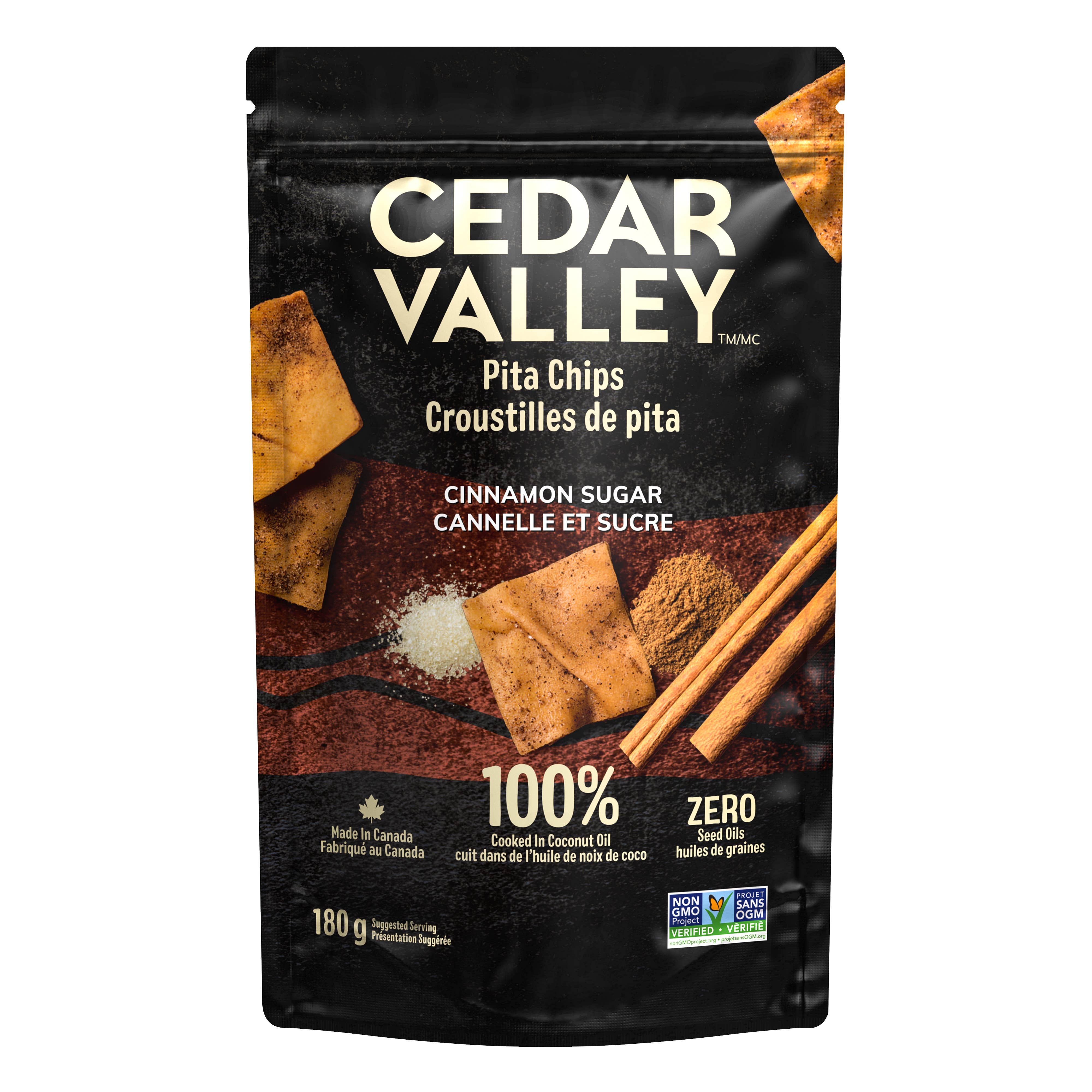 Cedar Valley - Cinnamon Sugar Pita Chips
