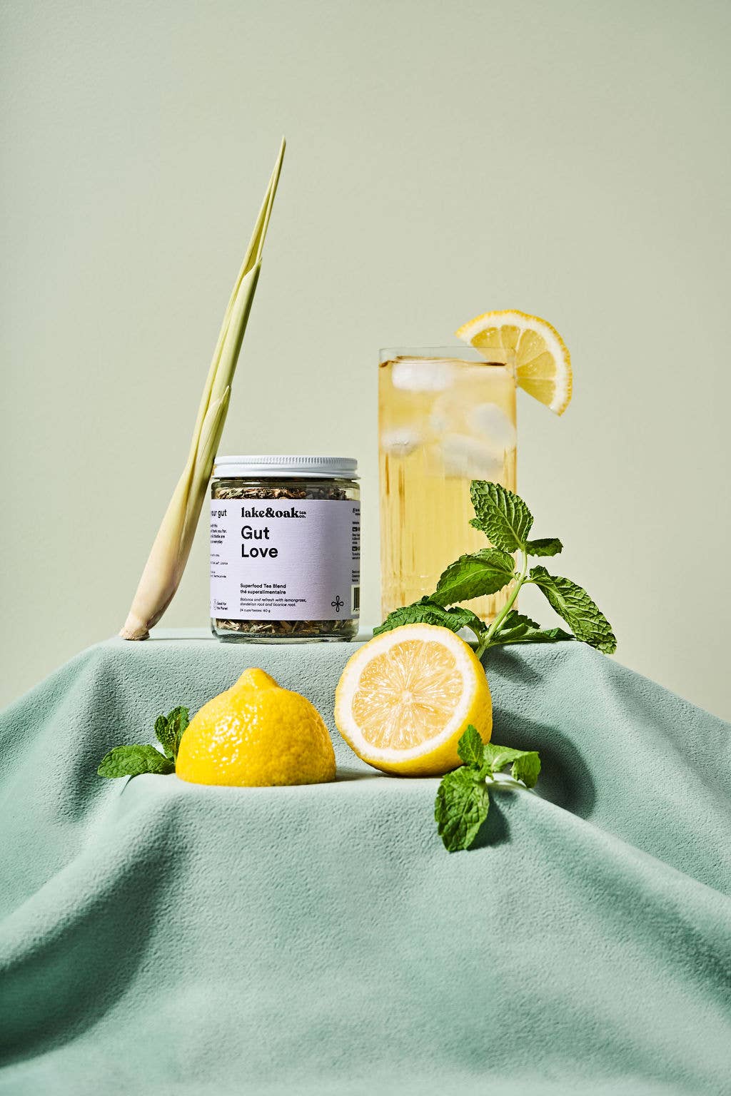 Lake & Oak Tea Co. - Gut Love - Superfood Tea: Retail Jar