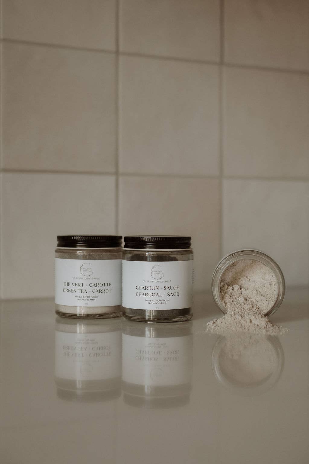 Hudson Soap Co - GREEN TEA + CARROT | natural clay mask