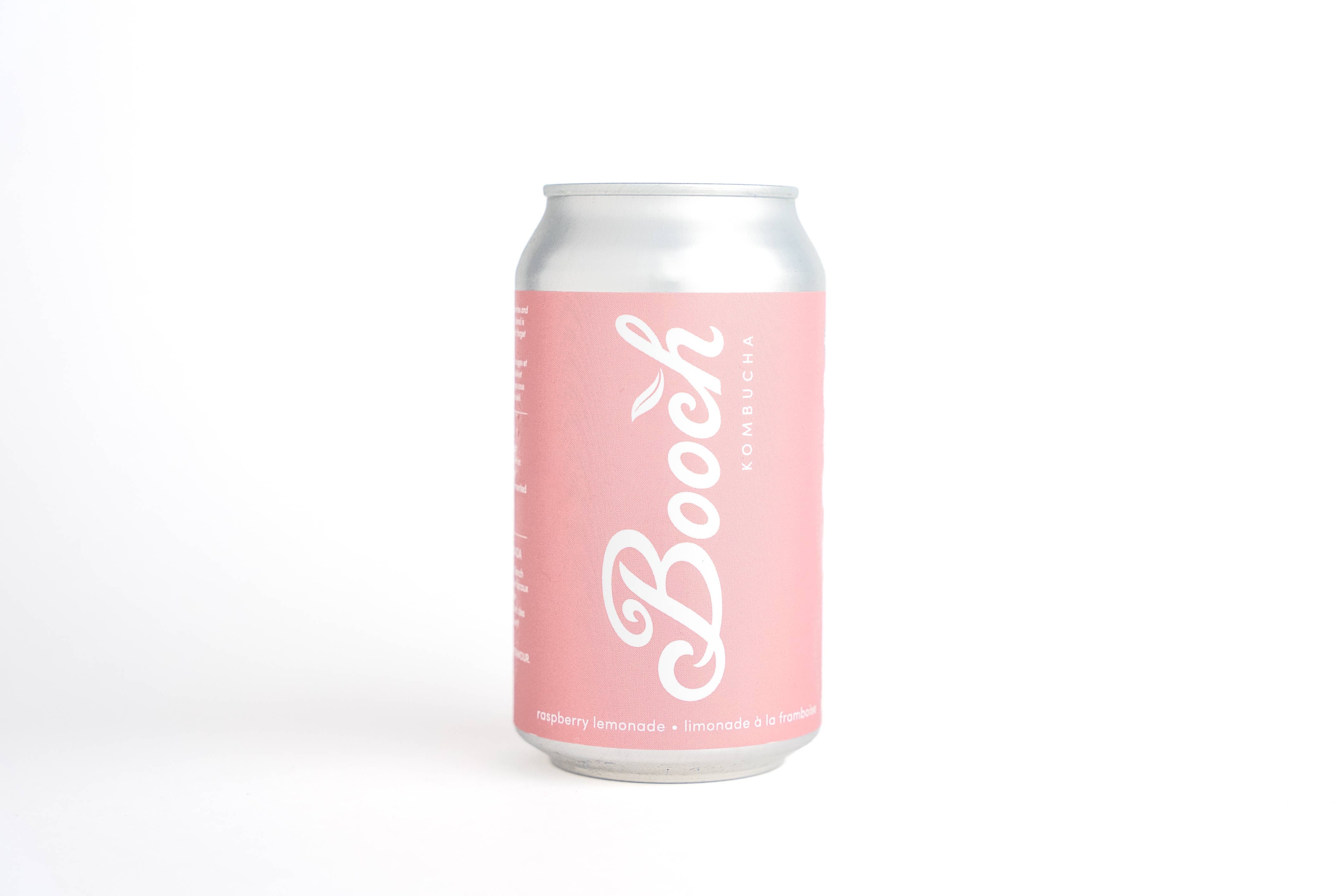 Booch Organic Kombucha + Moonbrew by Booch - Cans - Raspberry Lemonade Kombucha
