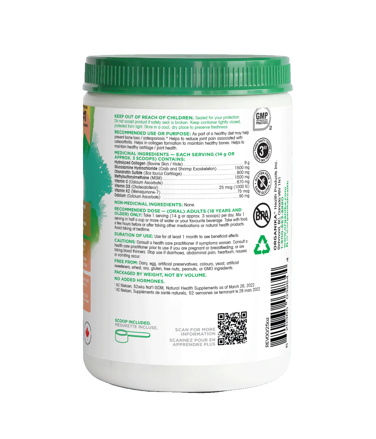 Organika Enhanced Collagen Bone & Joint