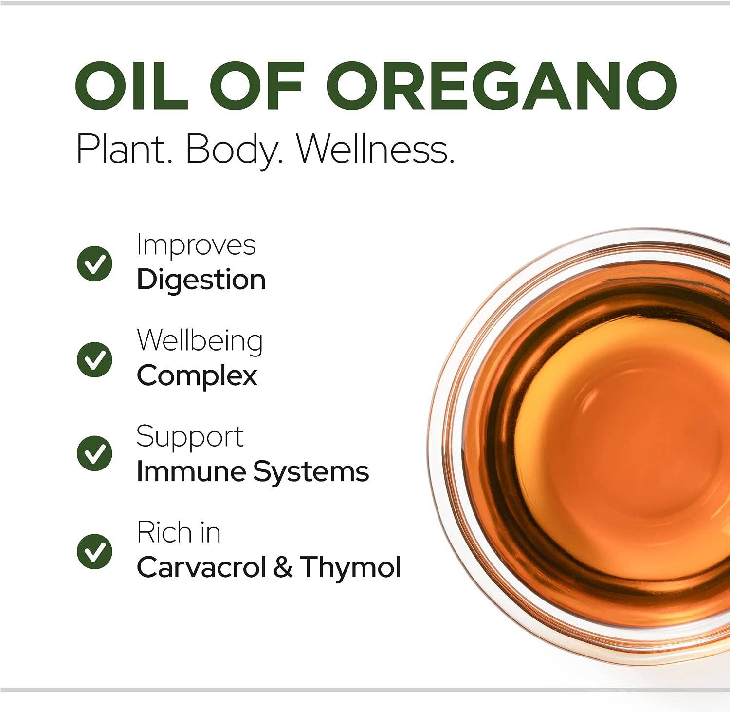Plant of Life - Plant of Life Wild Oregano Oil - 6 Months Supply - 30ml, 1oz: 1oz