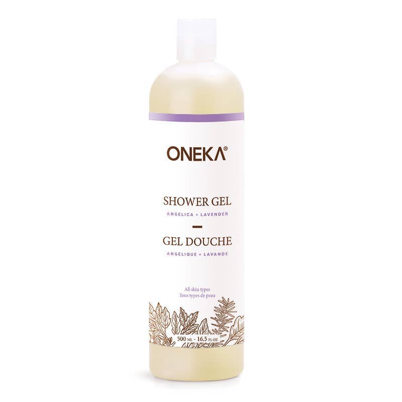 Oneka Canada - 16.5 Oz Oneka Angelica and Lavender Shower Gel: 16.5 oz
