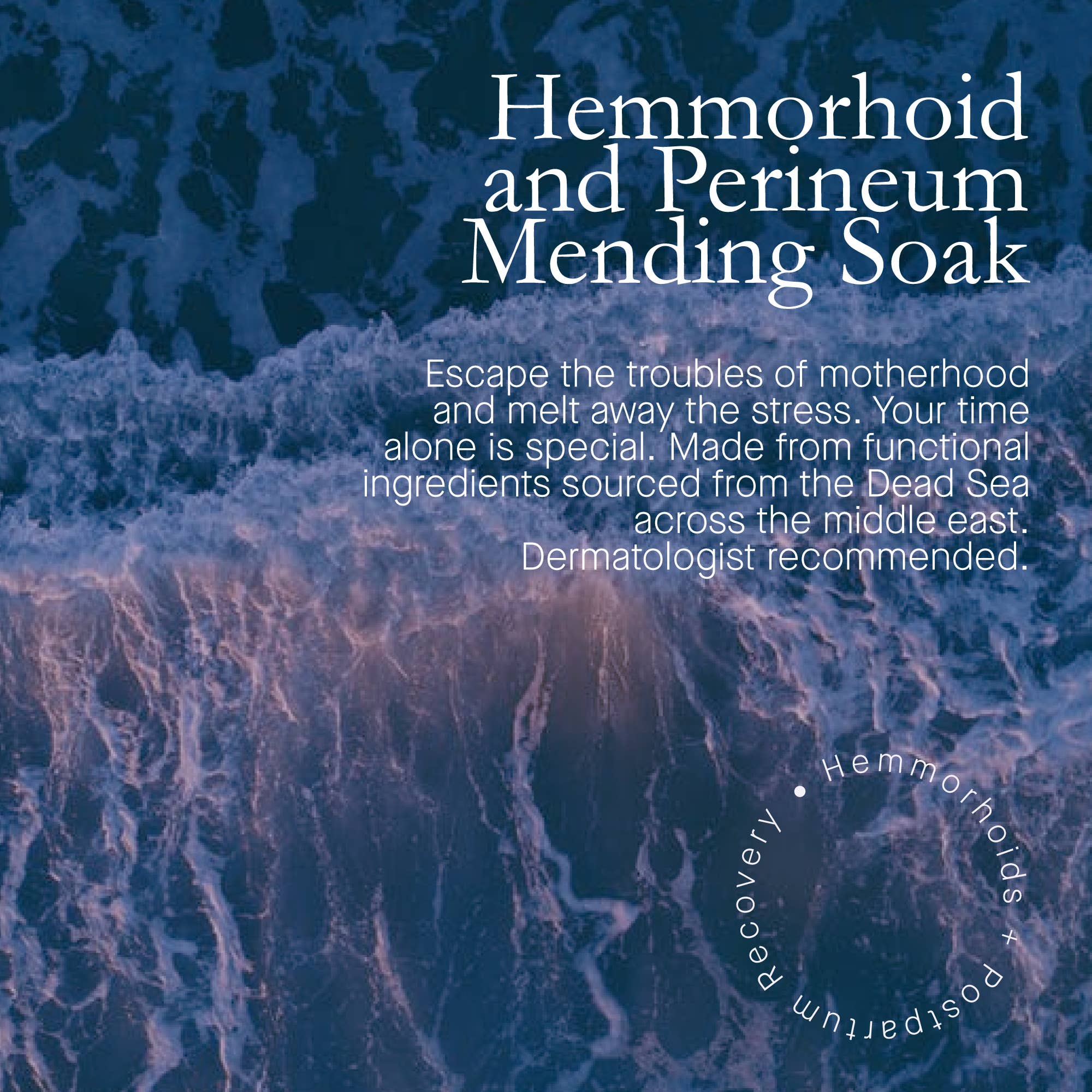 Plant of Life - Postpartum Recovery Bath Soak | Sitz Salt with Epsom Salt