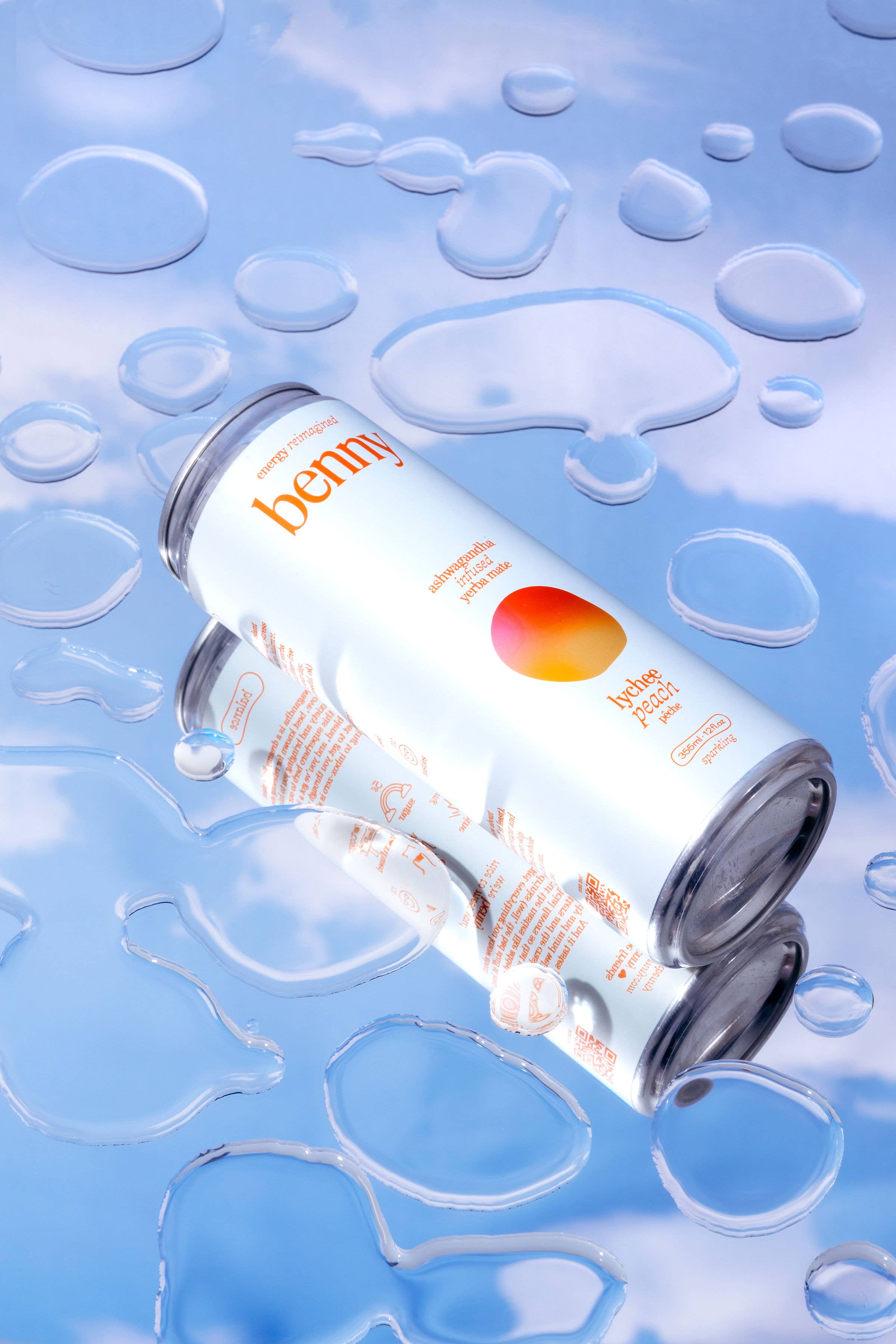 Benny - Peach Lychee Yerba Mate Energy Drink