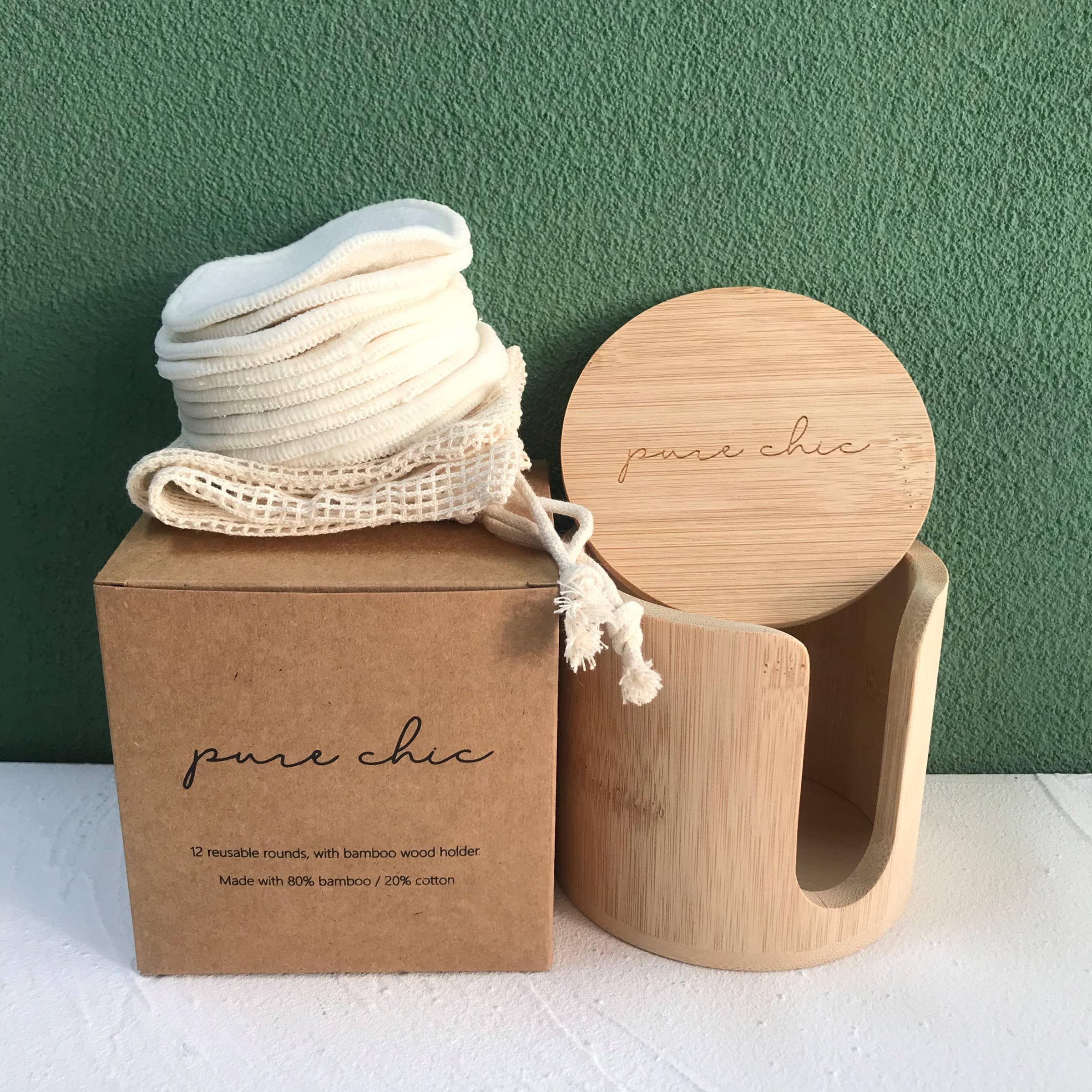 Pure Chic | Natural Home - Bamboo/Cotton Reusable Rounds