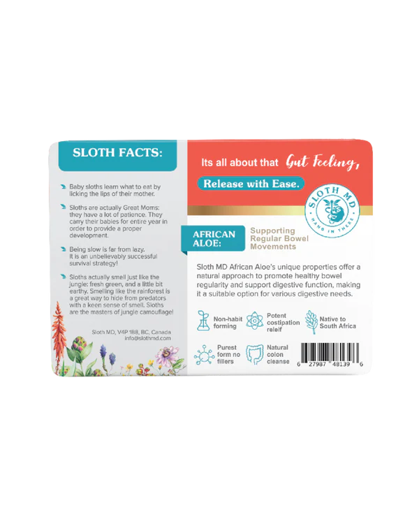 African Aloe,10 tablets pack blister - Sloth Medical