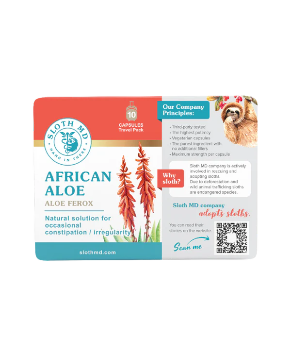African Aloe,10 tablets pack blister - Sloth Medical
