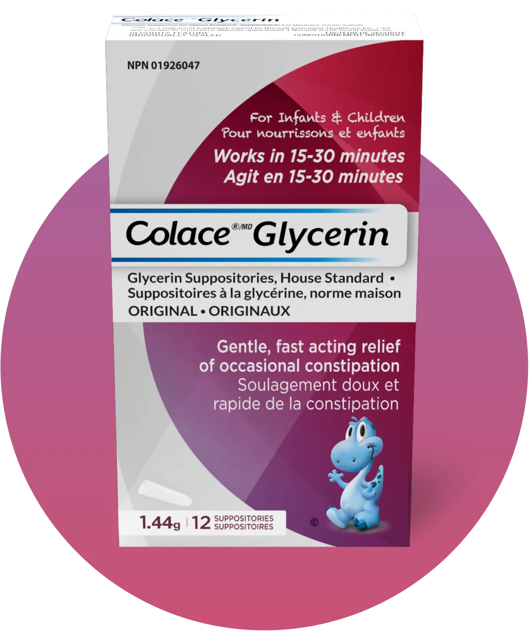 Colace Glycerin Suppositories for Infants & Children