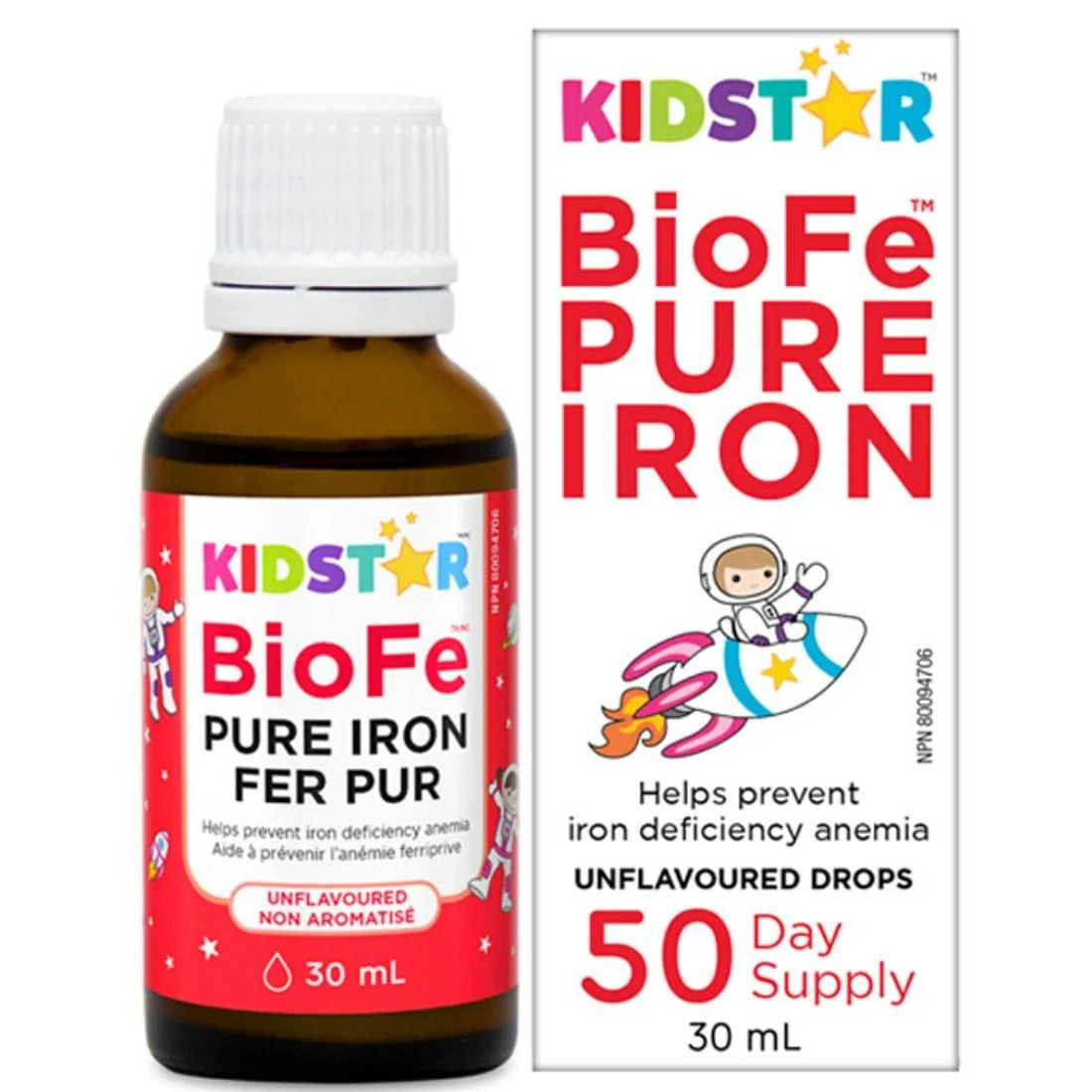 Kidstar Nutrients BioFe Pure Iron Drops Unflavoured