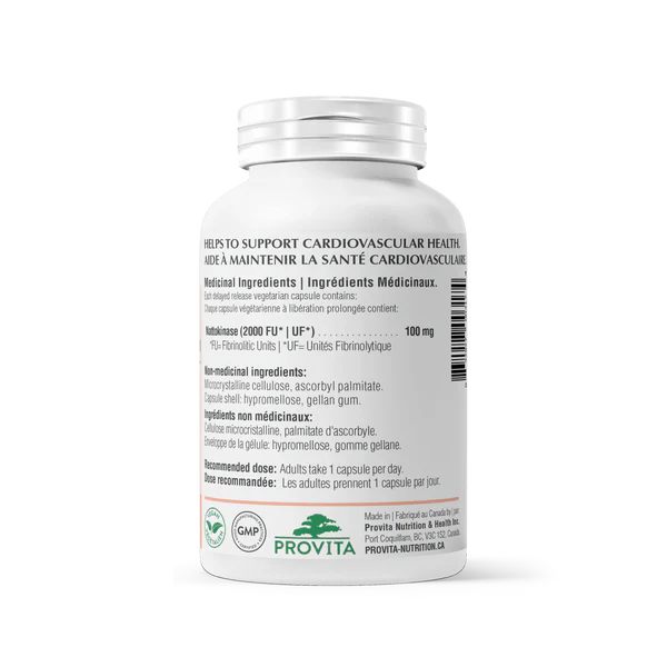 Nattokinase 2000FU, 120 vcaps - Provita
