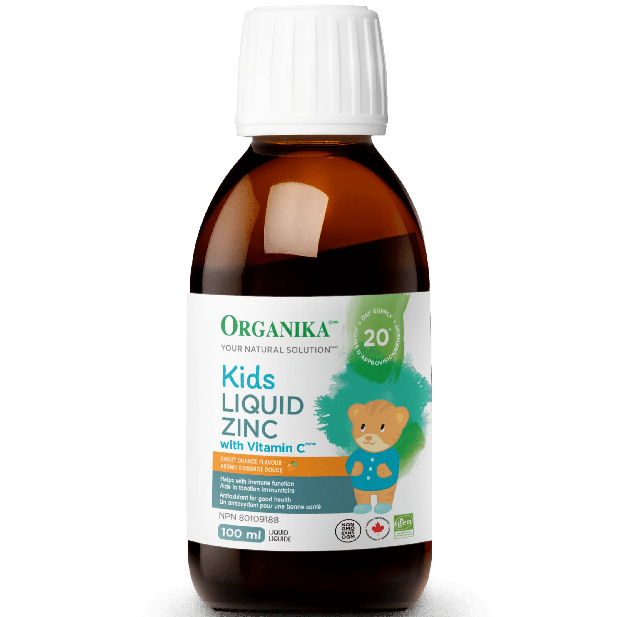 Organika Kids Liquid Zinc with Vitamin C