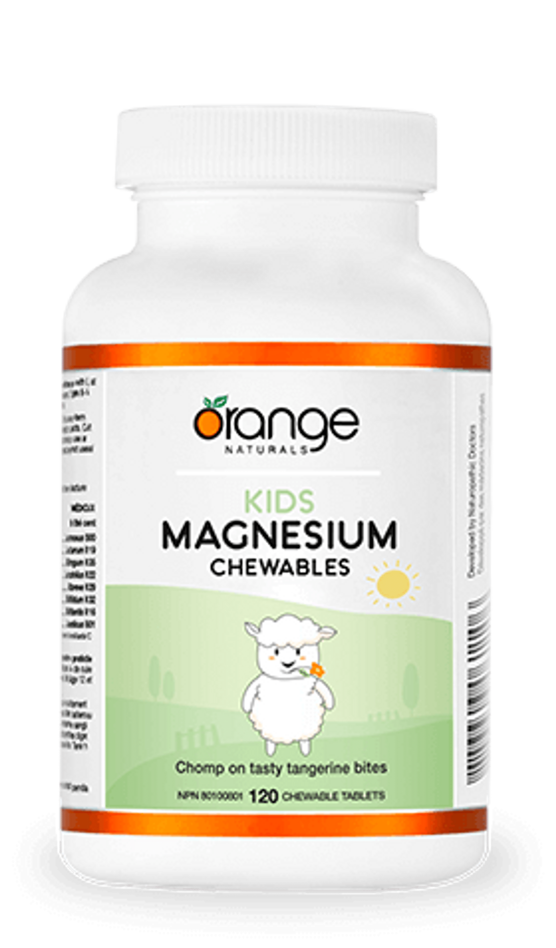 Orange Naturals Kids Magnesium Chewables