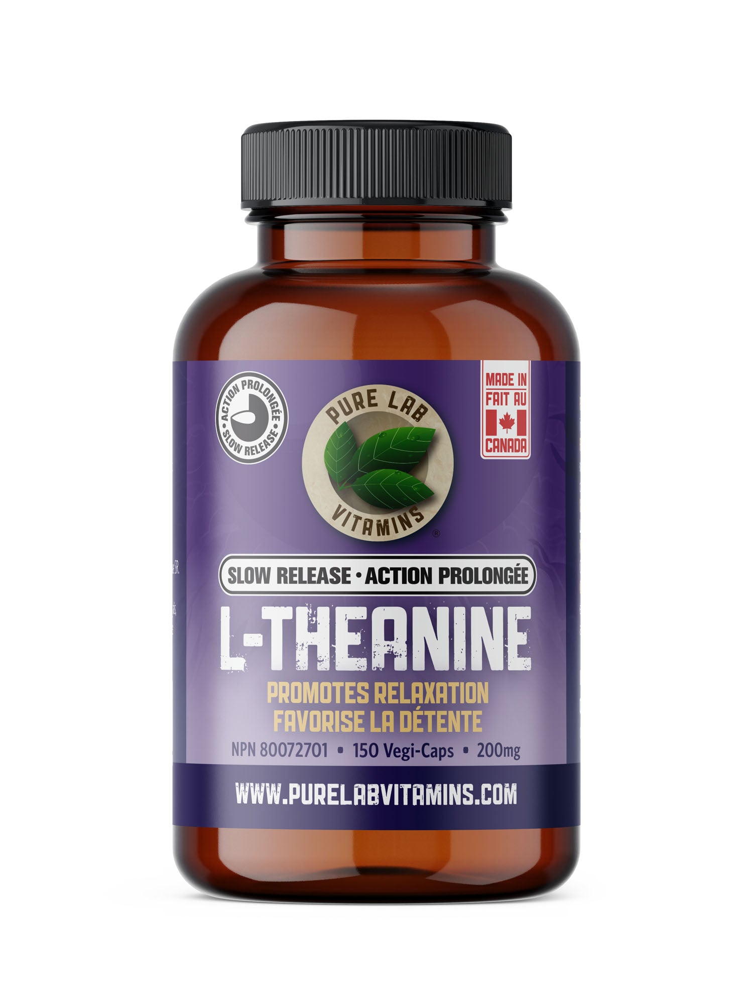 Pure Lab Vitamins L-Theanine Slow Release