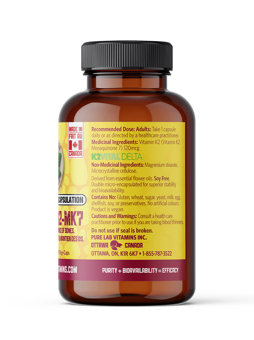 Pure Lab Vitamins Vitamin K2-MK7