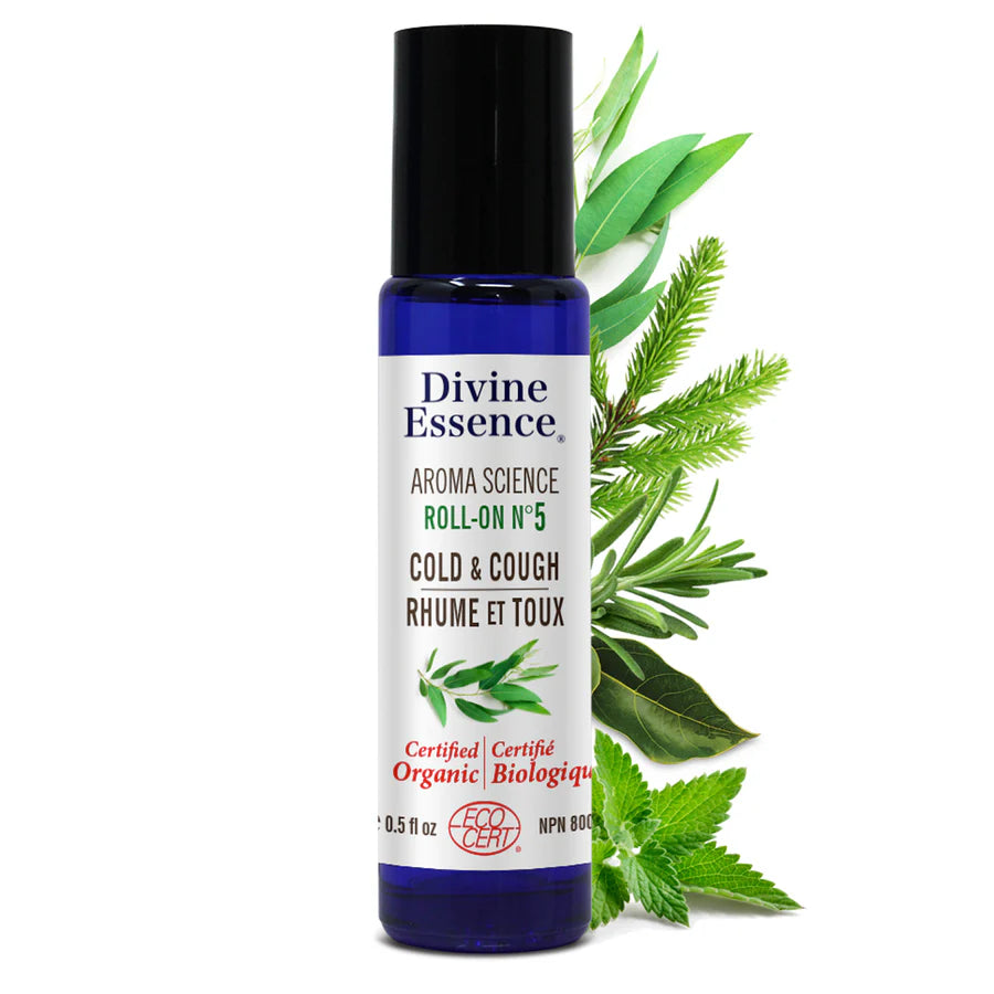 Divine Essence - Cold and Cough Organic Roll-on No5 15ml