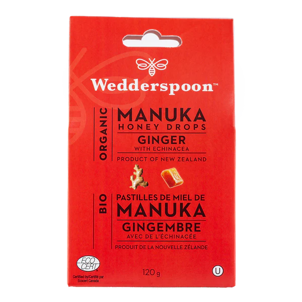 Organic Manuka Honey Drops - Ginger 120g