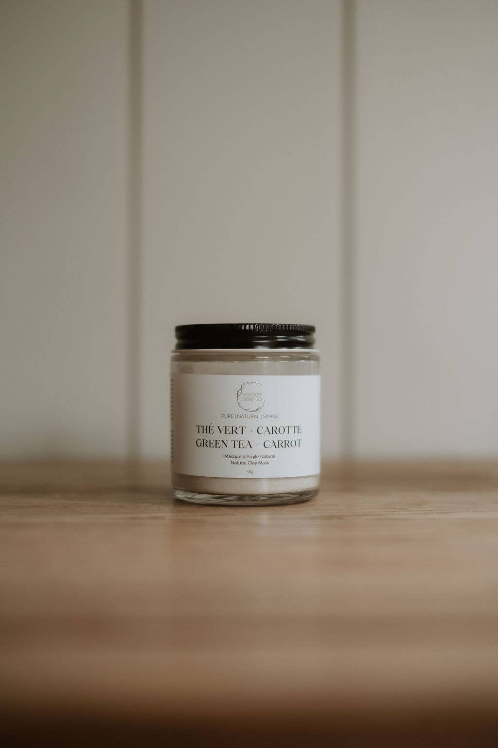 Hudson Soap Co - GREEN TEA + CARROT | natural clay mask