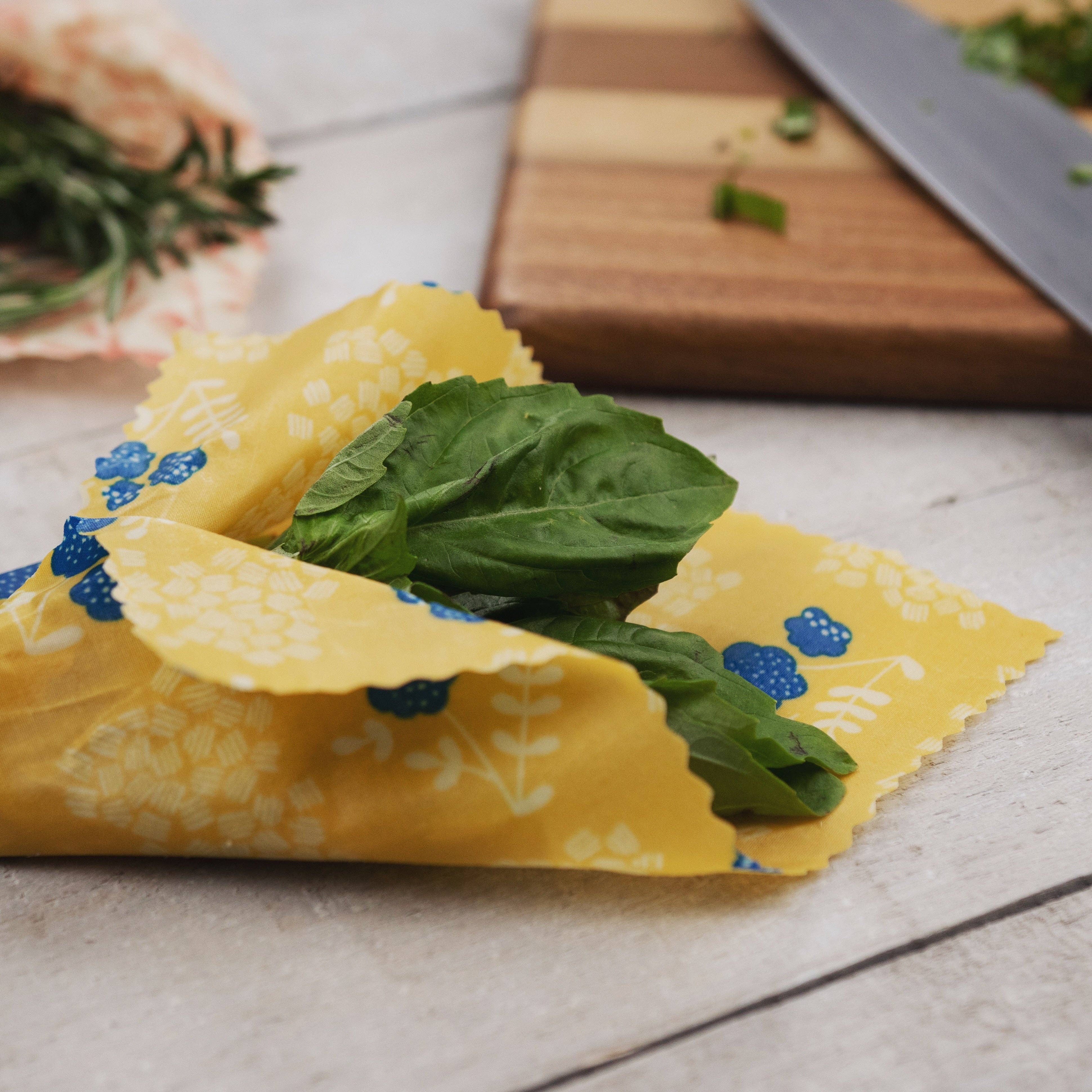 Three Huggers - Beeswax Wraps Multipack - Green Garden