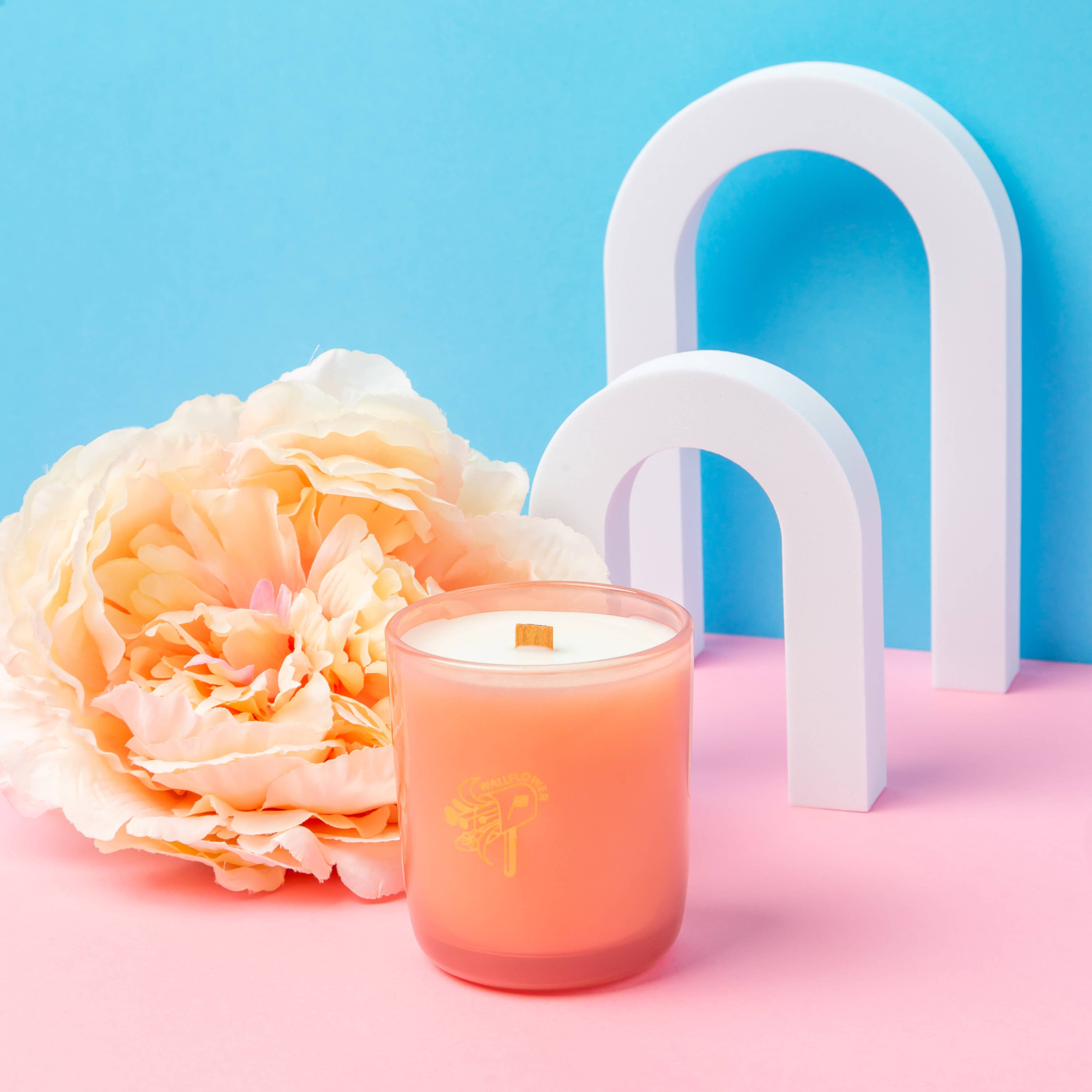 Milk Jar Candle Co. - Wallflower - Tobacco & Peony Coconut Soy Candle