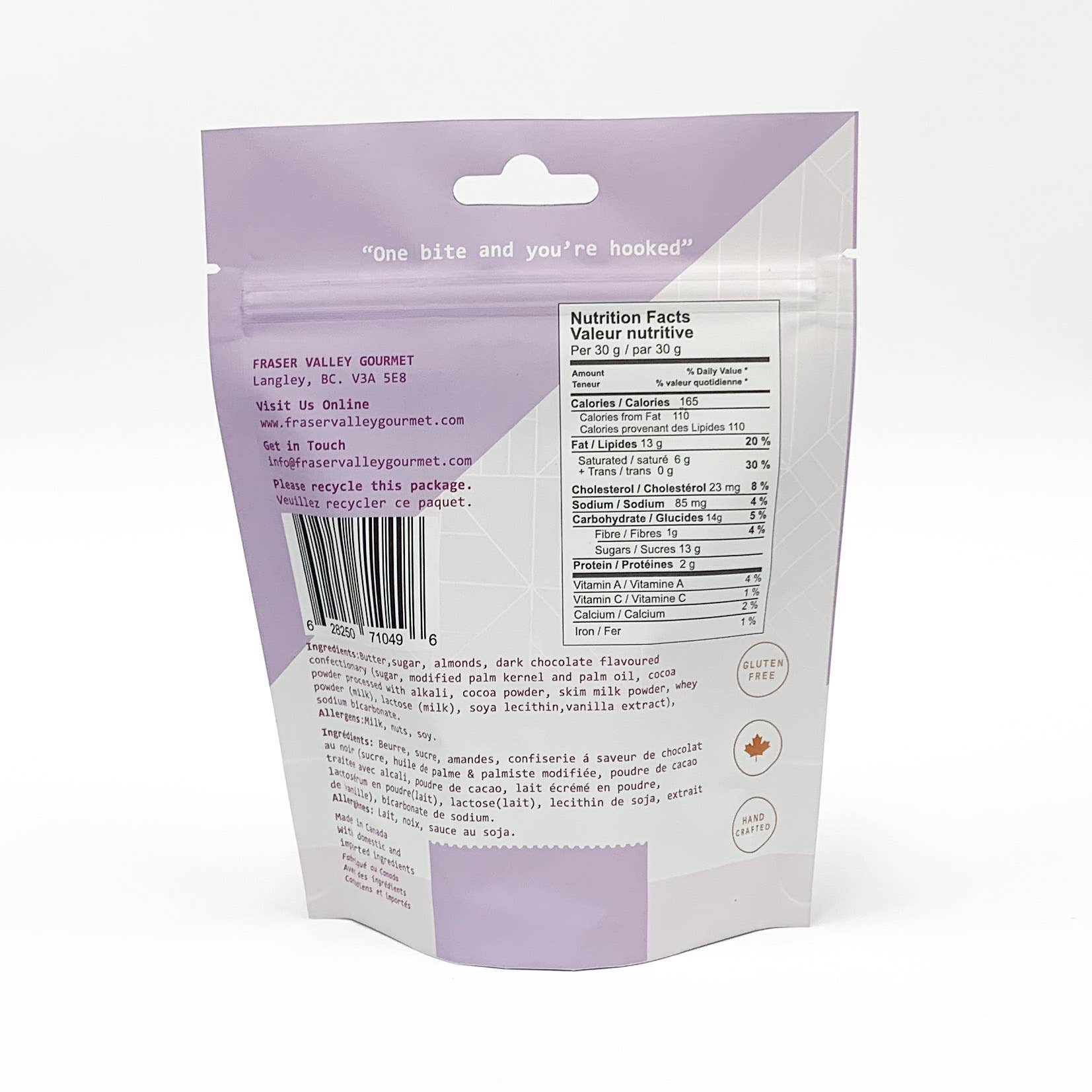 Fraser Valley Gourmet Ltd. - Caramel Crunch - Dark Chocolate