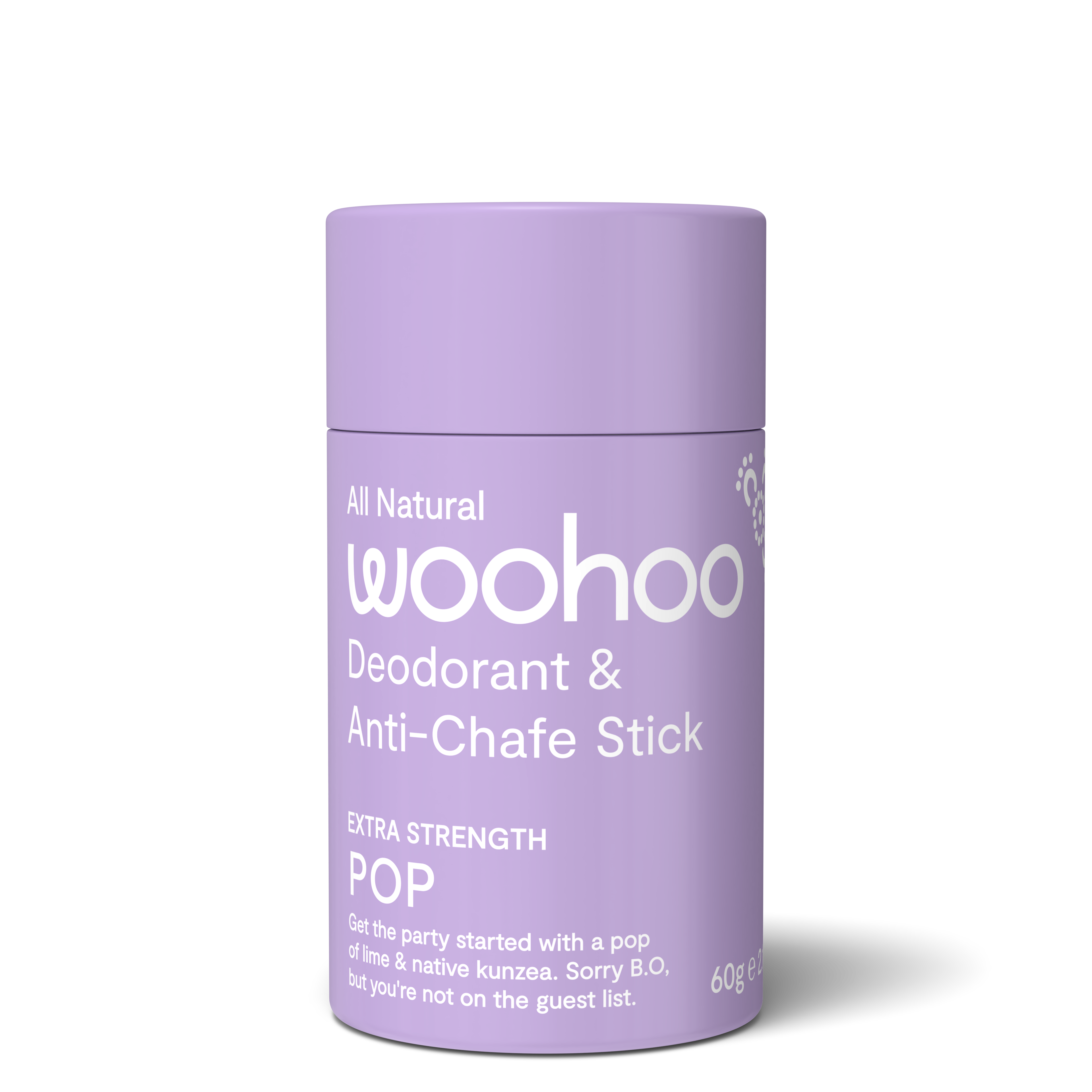 Woohoo Body - Woohoo Deodorant & Anti-Chafe Stick (Pop) 60g