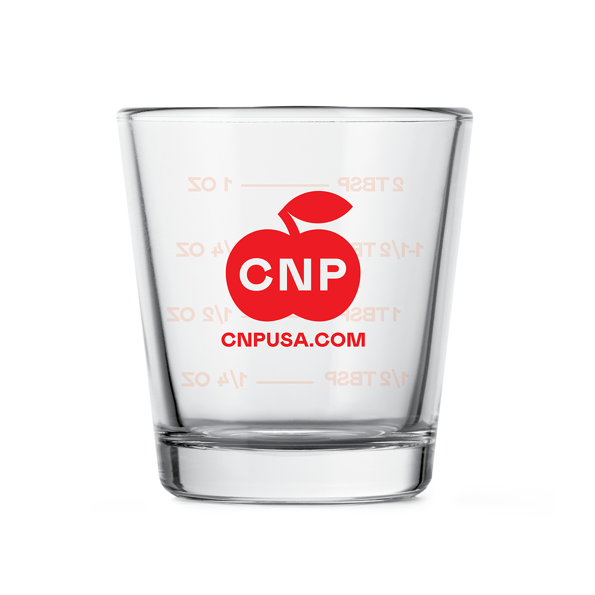 Complete Natural Products - Glass Measuring Cup: Red