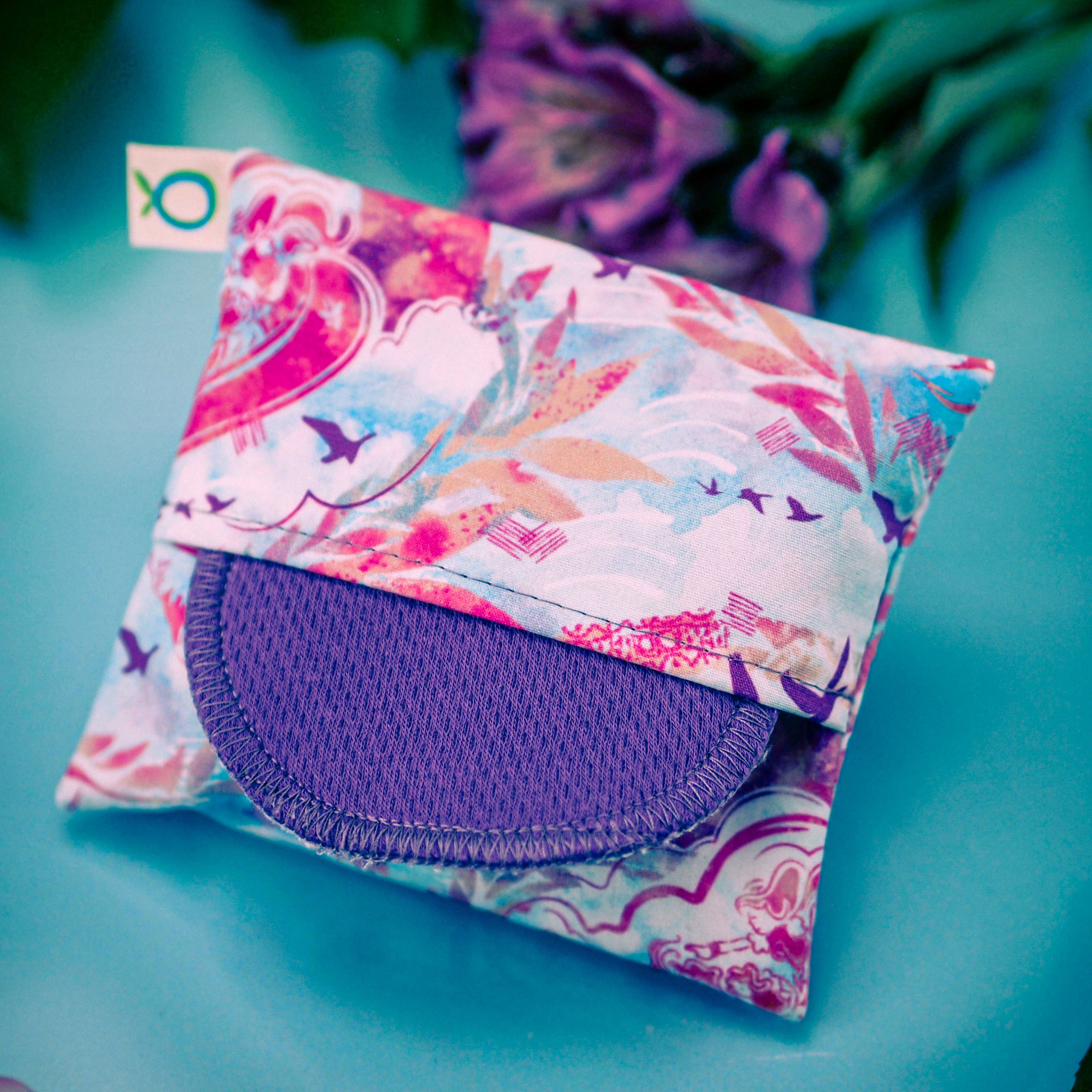 Öko Créations - Reusable Individual Pouches - 2-pack: Colibri