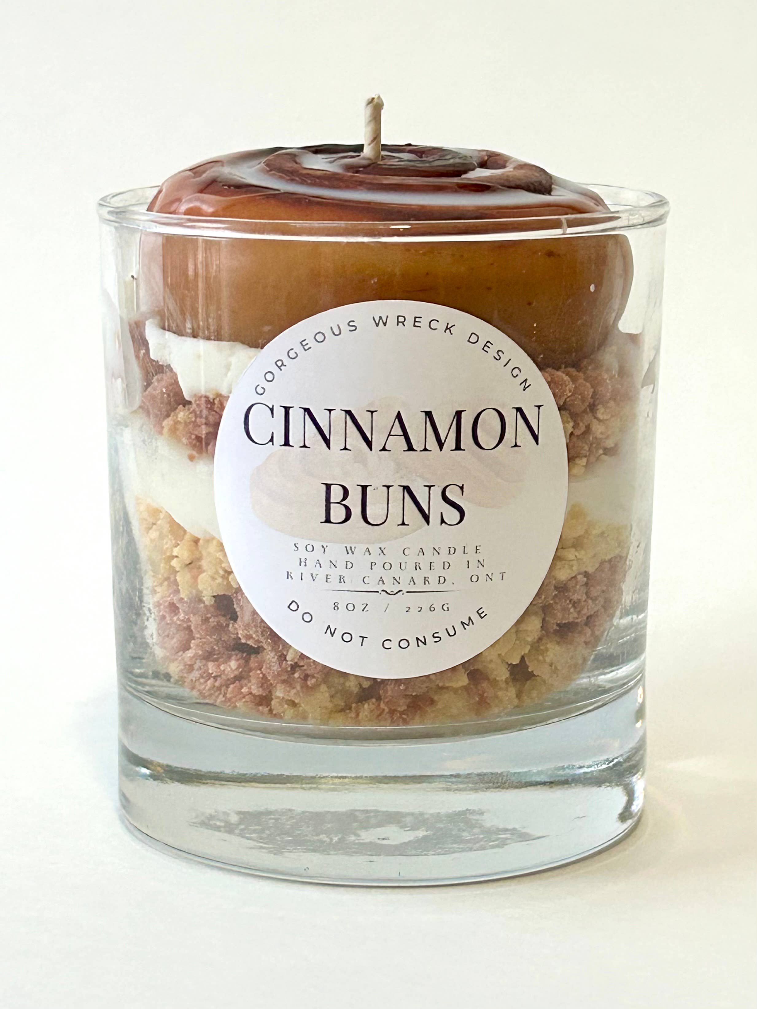 Gorgeous Wreck Design - Cinnamon Bun Dessert Candle