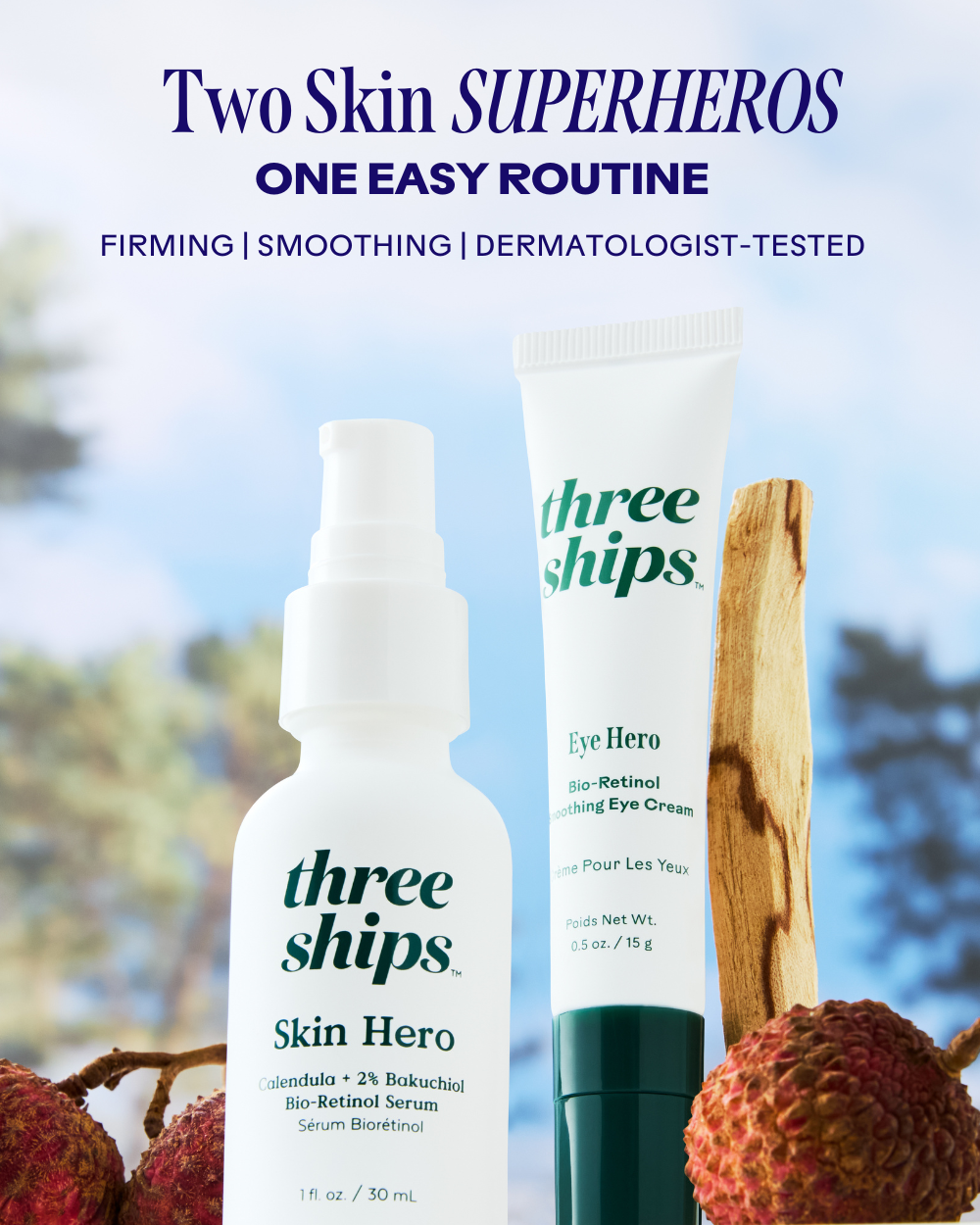 Three Ships - EyeHero™ Bio-Retinol Smoothing Eye Cream