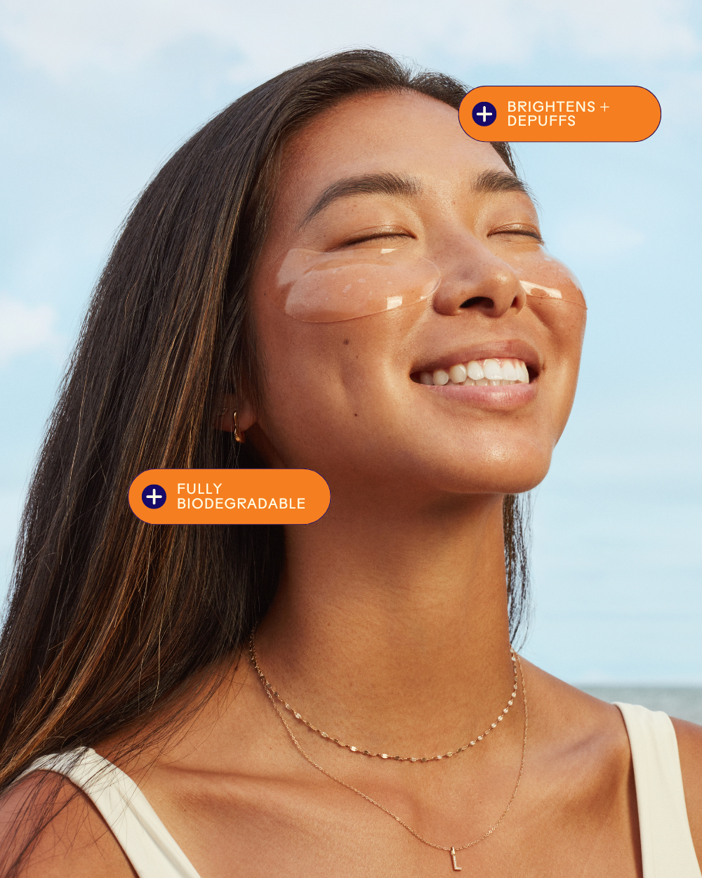 Three Ships - Brighter Days Red Algae + Avocado Biodegradable Eye Mask