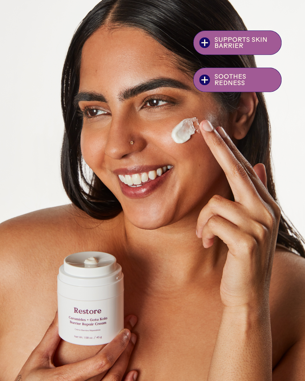 Three Ships - Restore Ceramides + Gotu Kola Barrier Repair Cream