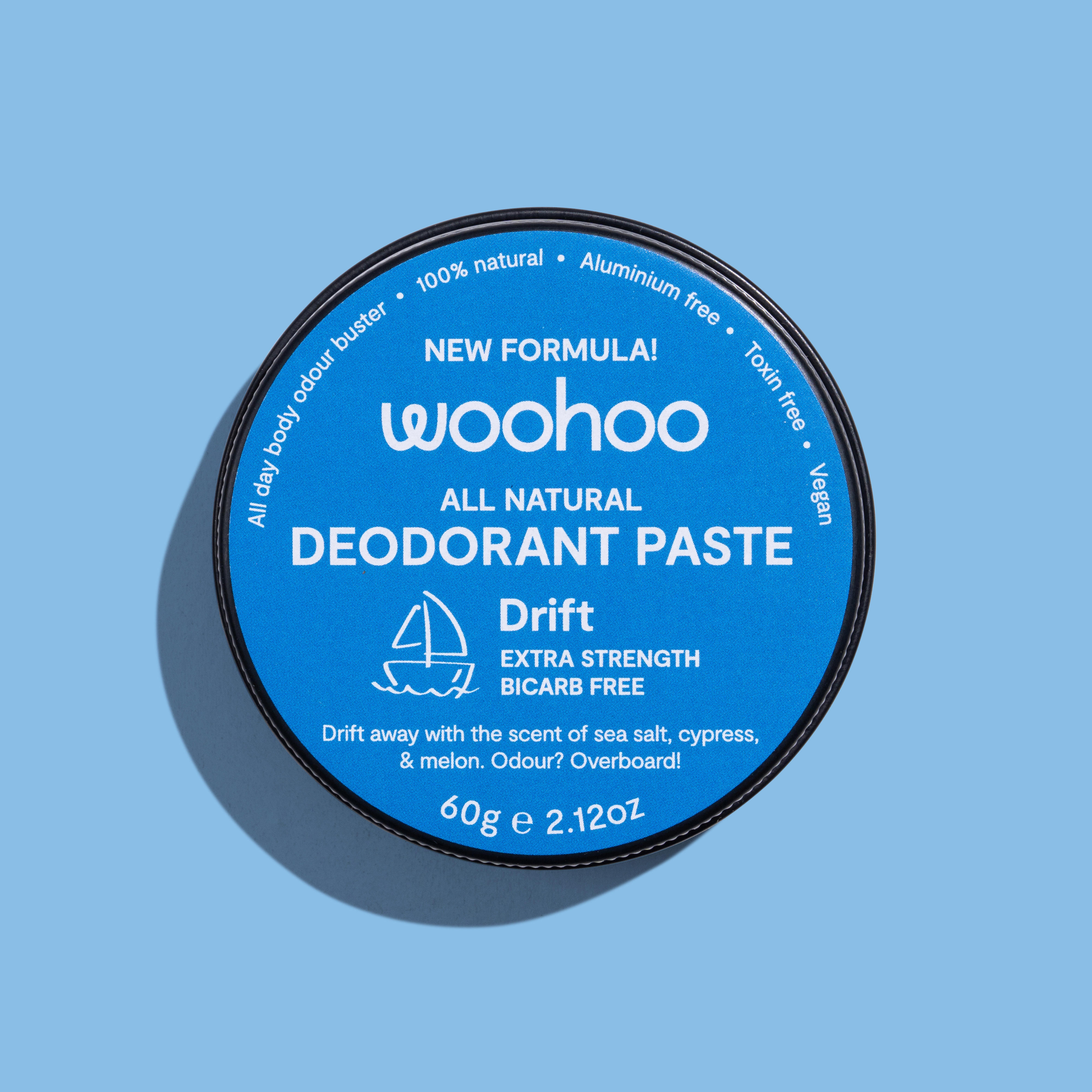 Woohoo Body - Woohoo All Natural Deodorant Paste (Drift) 60g