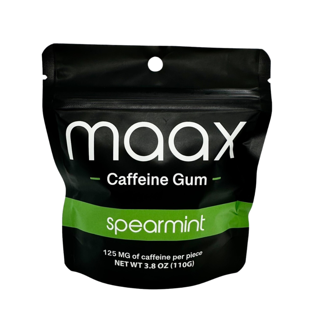 Maax Caffeine Gum | 125mg per piece | 40 pieces per bag