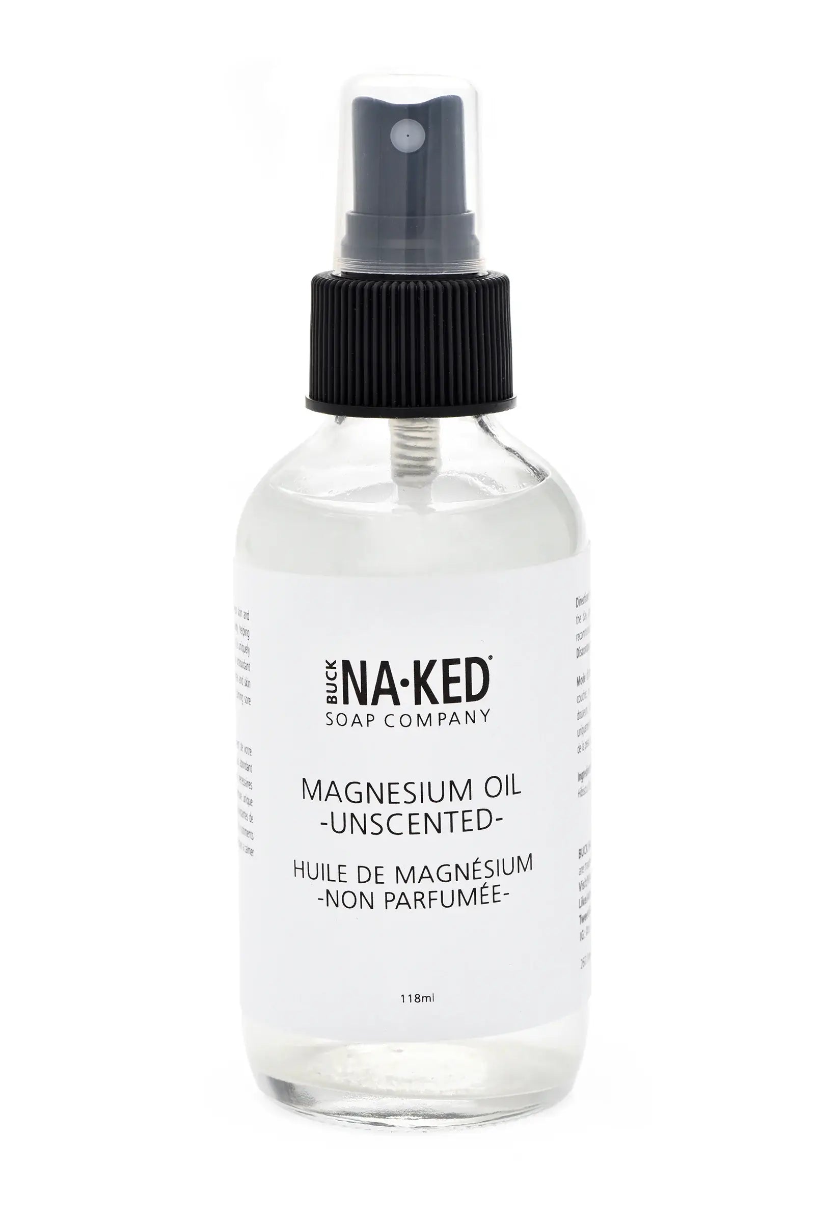 Buck Naked Soap Company - Soothing Magnesium Oil - Unscented - NEW