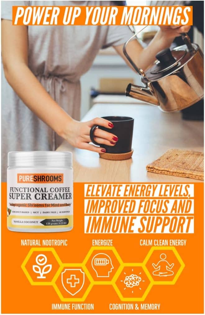 PureShrooms Inc. - PureShrooms Functional Super Coffee Creamer (Vanilla)