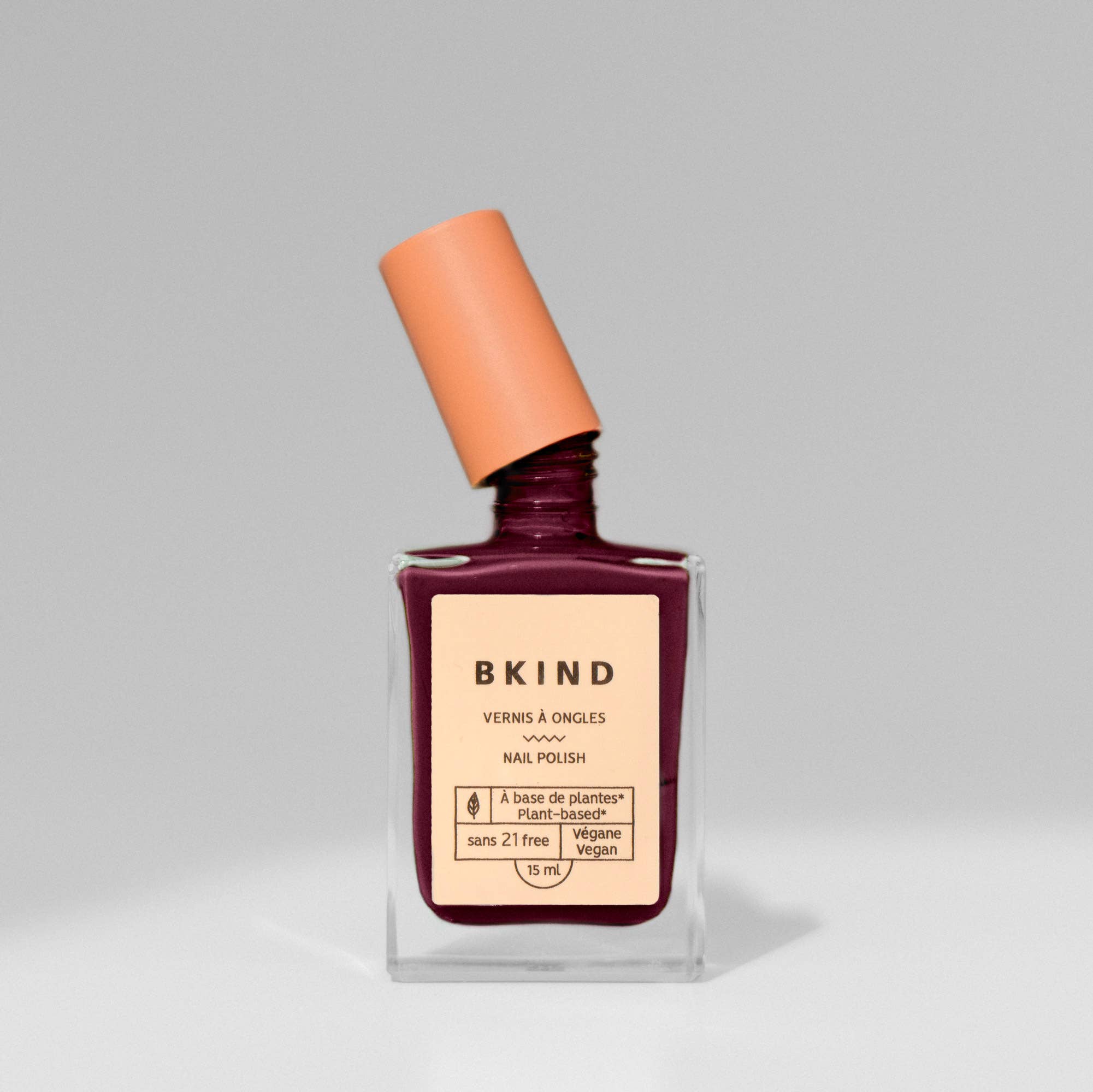 BKIND - Vegan & 21-free Nail Polish - T'as Ben Raisin