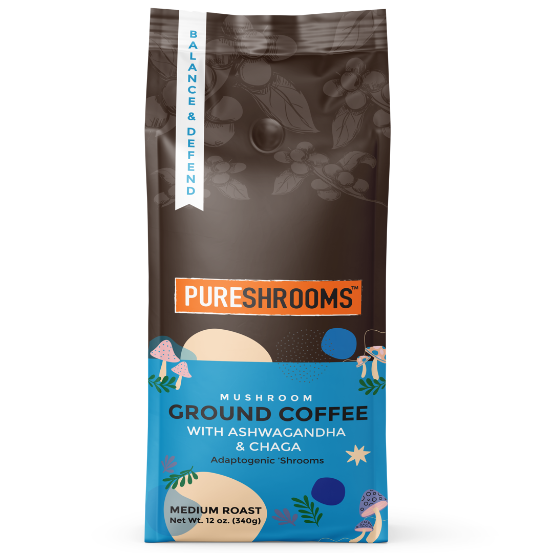 PureShrooms Inc. - PureShrooms Balance & Defend Mushroom Ground Coffee