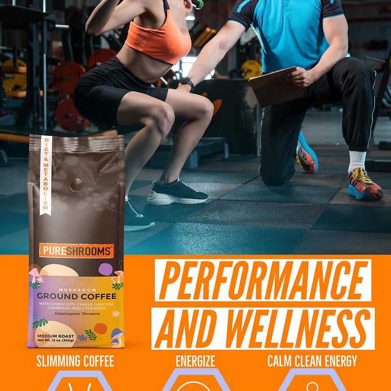 PureShrooms Inc. - PureShrooms Energize Mushroom Ground Coffee